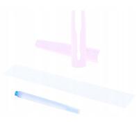 Parker IM, Fialová, Recharges, Bleu, Aluminium, Laiton, Métal, Pointe ronde, Acier inoxydable