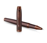 Parker Stylo roller IM Monochrome – finition bordeaux, pointe fine, encre noire – coffret cadeau