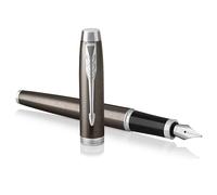 Parker IM stylo plume | expresso foncé | pointe fine | coffret cadeau