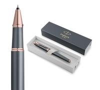 Parker IM Stylo roller | collection Touche Finale | finition turquoise | pointe moyenne | encre noire | coffret cadeau