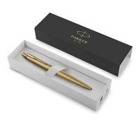 Stylo-bille parker jotter xl monochrome pointe moyenne encre bleue avec coffret cadeau coloris or