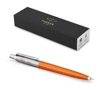 Parker Jotter Originals Recycled Stylo de qualité supérieure, avec gravure, boîte cadeau, mine bleue ou noire, cadeau personnalisé, nom, anniversaire, orange