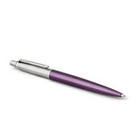 Parker Stylo bille Jotter Victoria Violet recharge bleue pointe moyenne Coffret cadeau