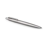 Parker Jotter stylo gel, acier inoxydable avec attributs chromés, pointe moyenne (0,7 mm), encre noire, sous blister