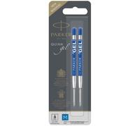 Parker Mine De Rechange Quink Gel, Bleu, Tracé: M, 2 Pièces