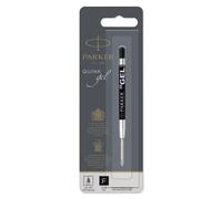 Parker Mine De Rechange Quink Gel, Noir, Tracé: F, 1 Pièce