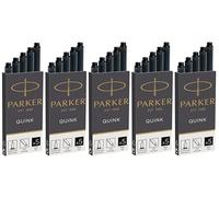 Parker Paquet de 5 cartouches d’encre noire Z44 25 Patronen noir