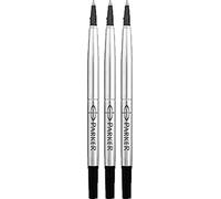 PARKER Parker Pen S0168630 Z41 Lot de 3 recharges pour stylo roller Noir