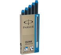 Parker Quink: Cartouches pour stylo à plume Parker encre bleu royal Parker Quink en Etui de 5