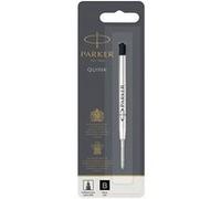 Parker recharges pour stylo bille | pointe large | encre noire QUINKflow | lot de 1