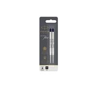 Parker Pens – Recharges pour stylo bille QUINKflow – pointe moyenne – encre noire – lot de 2
