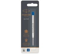Parker – Recharge pour stylo bille Quinkflow – Pointe large, encre bleue – Lot de 1