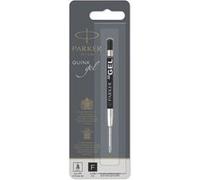 Parker recharges pour stylo gel | pointe fine (0,5 mm) | encre noire QUINK | lot de 1