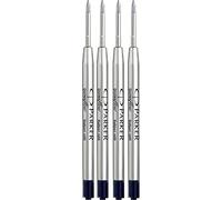 Parker Recharge QUINKFLOW (pour stylo à bille largeur de trait moyenne), 4 Minen, noir, 1