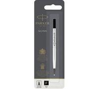 PARKER recharge Roller Ball, pointe fine, noire, blister X 1 Noir G