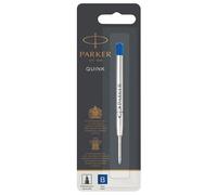 Parker recharges pour stylo bille | pointe large | encre bleue QUINKflow | lot de 1