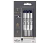 Recharge d'encre QUINK pour stylo bille M Parker - Noir - Blister de 10