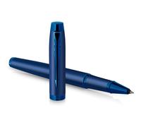 PARKER Rollerball IM Monochrome Blue PVD F Schwarz Geschenkbox