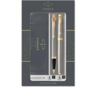 PARKER Rollerball & Kugelschreiber DuoSet Brushed G.T IM F/M Geschenkbox