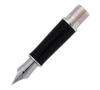 Parker Sonnet Bloc plume : Section Noire - Finition chromée - Plume Moyenne en acier inoxydable