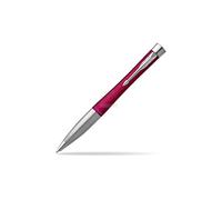 Parker Stylo bille Urban Twist Pointe moyenne 0,7 mm Finitions chromées Magenta