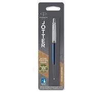 Parker Pens Stylo à bille rétractable Jotter C.T. bleu roi, attributs chromés