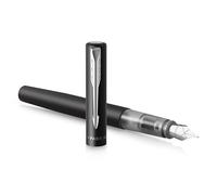 Parker Pens Stylo plume VECTOR XL, laque noire métallisée sur laiton, plume moyenne