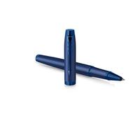 PARKER Stylo roller IM Monochrome Blue PVD F Noir