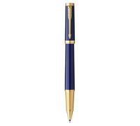 Parker Stylo Roller Ingenuity Bleu Finition Dorée Recharge Encre Noire Pointe Fine