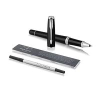Parker Urban 1931583 Stylo roller Finition Noir estompée avec Attributs Chromés