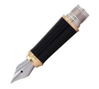 Parker Urban - Bloc Plume Noir - Finition Dorée - Plume fine en acier inoxydable
