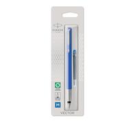 Parker Vector stylo plume | Bleu | pointe fine | encre bleue | emballage blister