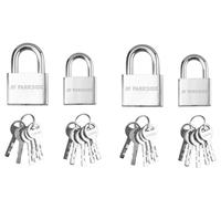 PARKSIDE® Cadenas ou cadenas à code ou cadenas d'extérieur ou cadenas câble en acier (2 cadenas)