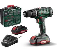 PARKSIDE® Kit perceuse-visseuse sans fil 20 V 2en1 "PABS 20-Li G8", avec 2 batteries, chargeur, kit d'accessoires
