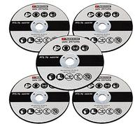 Parkside Lot de 5 disques abrasifs à tronçonner pour meuleuse d'angle sans fil Parkside PWSA 12 B1 LIDL IAN 312027 Outil manuel Meuleuse d'angle manuel Parkside (Lot de 5)