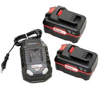 Parkside® Pack - 2 batteries 4 Ah + 1 chargeur 4,5 A 20 V Pap 20 B3 - Batterie lithium-ion - Pour la série X20V - 4 Ah