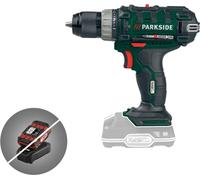 PARKSIDE® Perceuse-visseuse sans fil "PABS 20-Li D5", avec boîte à 2 vitesses, sans batterie ni chargeur