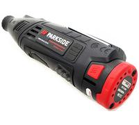 PARKSIDE PERFORMANCE® Meuleuse de précision sans fil 12 V PPFBSA 12-Li / avec batterie (2 Ah) et chargeur (2,4 A) + crayon de charpentier HEADNMORE®, mètre pliant de 1 m