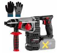 PARKSIDE PERFORMANCE® Perforateur Burineur sans Fil PPAKH 20 sans batterie | Moteur sans balais, 1,9 J / 4675 cp/min, SDS-Plus avec LED, Poignée 360° orientable, Mallette incluse