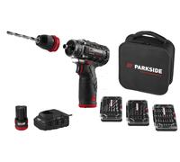PARKSIDE PERFORMANCE® Set perceuse-visseuse sans fil PBSPA 12 E4 + batterie + chargeur, 12 V