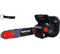 PARKSIDE PERFORMANCE® Tronçonneuse à chaîne sans fil 40V PPAKS 40 en bundle HEADNMORE® - avec porte-clés HEADNMORE