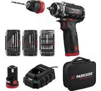 Parkside Performance Visseuse sans fil PBSPA 12 E4 +2 Batterie Chargeur Bit Perceuse Set Sac X 12 V Team