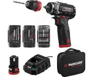 Parkside Performance Visseuse sans fil PBSPA 12 E4 +2 Batterie Chargeur Bit Perceuse Set Sac X 12 V Team