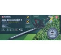 Parkside PHSA 20-Li Taille-Haies Sans Batterie 20 V, 52,5 cm, Vert