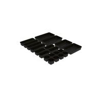 PARKSIDE® Set de 20 bacs de rangement (noir)