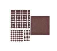 PARKSIDE® Set de patins pour parquet ou set de patins antidérapants et antibruit (Patins en feutre, lot de 133 pièces, marron)