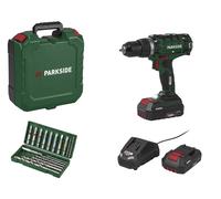 PARKSIDE® Set de perceuse-visseuse sans fil 20 V, PABS 20-Li I9, avec batterie et chargeur