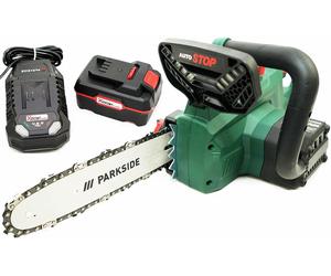 PARKSIDE® Tronçonneuse sans fil 20 V PKSA 20-Li / avec batterie (4 Ah) et chargeur (4,5 A)