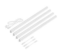 parlat Lampes LED pour montage sous châssis Rigel, 87,3cm chacune, 1002lm chacune, blanc chaud, set de 4 pièces