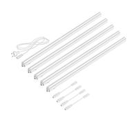 parlat LED Lampes d'agencement Rigel, 87,3cm chacune, 1118lm chacune, blanc, set de 5
